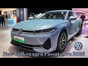 A Close Look at the 2026 Volkswagen Passat ePro. The Passat Becomes a PHEV.