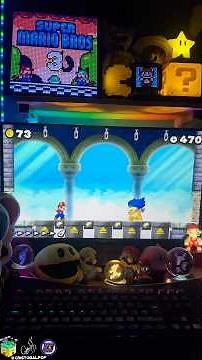 Una batalla épica en el cielo en New super Mario bros 2