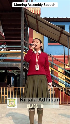 Inspiring Morning Assembly Speech by Student