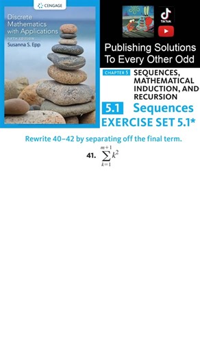 (5.1.41) Separating the Final Term: Breaking Down Summations Dive into...