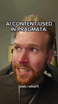 AI CONTENT USED IN PRAGMATA #shorts