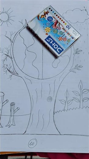 Save tree save earth 🌎 #drawing #art #youtubeshorts #viral #tranding