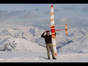 Vol de pente en planeur RC avec un Sun 3 Airtech à l'Alpe d'Huez