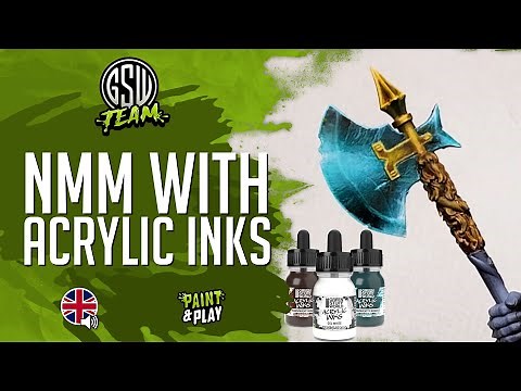 Non Metallic Metal with Acrylic Inks !!