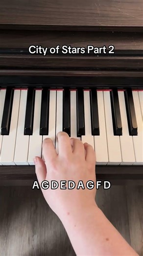 City of Stars Part 2 #piano #lalaland #music #easypiano #learnpiano