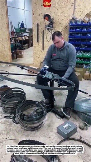 How to Make a Custom Bandsaw Blade with a Manual Band Saw Blade Welder | Metalworking Tool USA