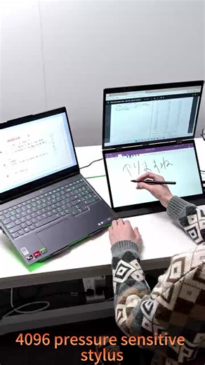 15.6-Inch Portable Foldable Screen Monitor Laptop/IPS Computer Triple Display Extender Infrared Technology Business Android