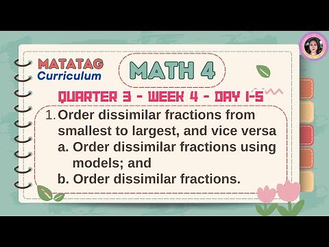 Matatag Math 4 Quarter 3 Week 4 Day 1-5