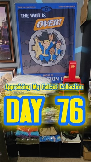 Day 76 Appraising My Fallout Collection! We are so close to $100k, can we break it today?? We've got a few goodies today, but mostly new clothes in their bags so might be a bit of a boring episode 😅 Still, hope you enjoy! #Fallout #day76 #falloutfit #Falloutdaily #falloutcollection | The Fallout Collector