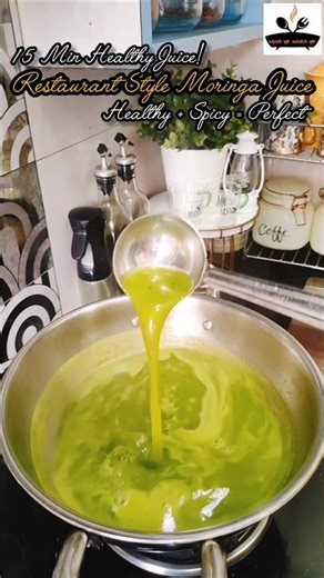 🥬✨ Restaurant Style Moringa Juice 😍 #shorts #moringajuice #healthydrink