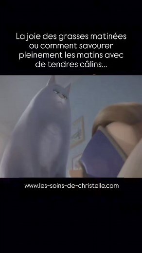 Quand tu rêves d'une grasse mat mais que l'univers entier se joue de toi ! P'tit clin d'œil pour toutes celles et tous ceux pour qui les grasses matinées c'est pas toujours évident. Entre les enfants, les animaux coquins et encore ceux qui travaillent, les grasses matinées peuvent relever du défi ! Alors une douce pensée pour vous, je vous souhaite une merveilleuse journée 🫶🌈☀️💖 | Christelle Hédouin - Oser En Conscience