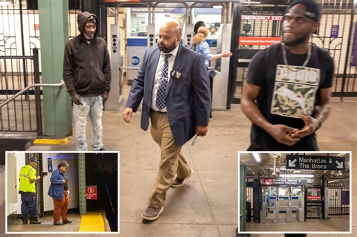 MTA worker, 64, slashed on neck by crazed man walking on NYC subway tracks: cops