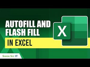 AutoFill and Flash Fill in Excel