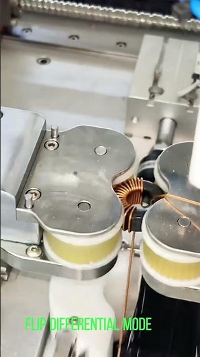 Flip Differential Mode Magnetic Coil Winding Machine with high efficient