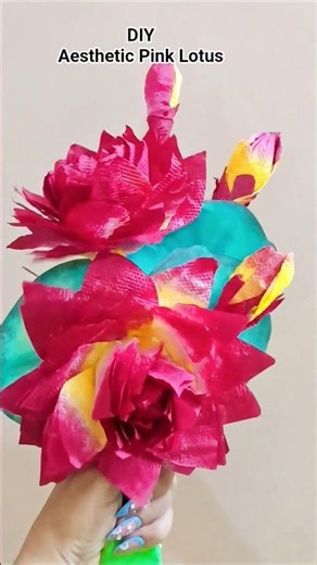 How to make paper Lotus #craft #shorts