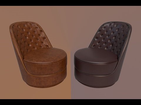 3D modeling of a capitonné chair using 3ds max