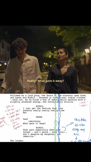 Bombil Films on Instagram: "“iffy/iffy,” Lined Script vs The Final Scene | Chapter 2. THE COOLEST PERSON IN THE WORLD, a short film by Bombil Films. Out 24th January | Link in Bio. ———— #shortfilm #indiefilmmaking #ScriptToScreen #screenwriting"