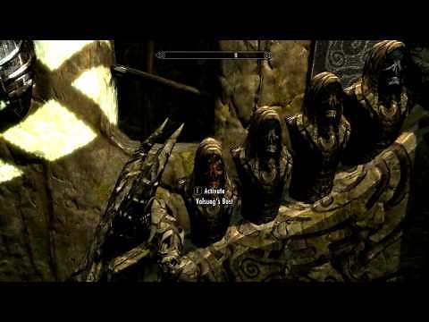 SKYRIM How To Get Wooden Dragon Priest Mask (Wood Mask) Commentary + Tutorial