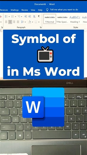 Unlock Insanely Cool Word Tricks: Create TV Symbols in MS Word! 🎬💻 #Shorts #Computer