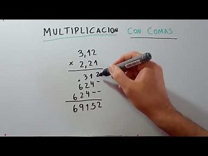 Multiplica Números con decimales (tienen comas)