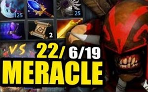 【DOTA】Meracle 三代目 22杀 辉耀血魔第一视角 （全场）