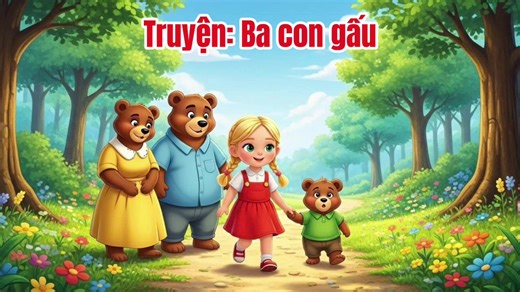 Câu chuyện: Ba con gấu Ứng dụng AI tạo ra truyện ba con gấu #giaovien #giaovienmamnon #gvmn #giaoviengenz #AI