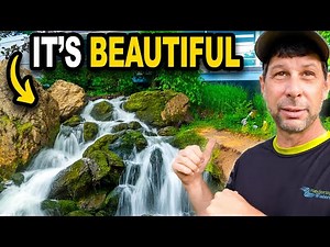 I Transformed This Backyard With A Real Waterfall!
