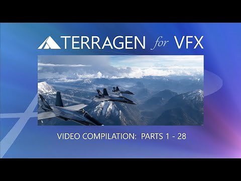 Terragen for VFX: Video Compilation Parts 1 - 28