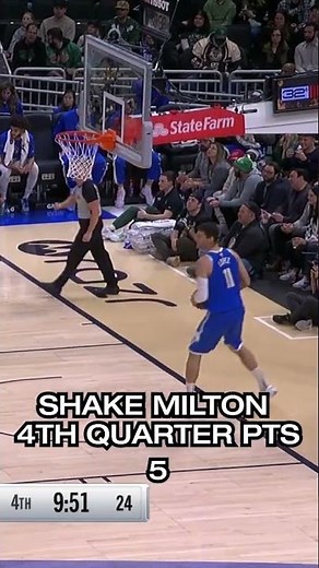 Shake Milton dropped 14 points in under 5 MINUTES! #nba #highlights #brooklynnets