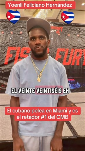 ¡El cubano Yoenli Feliciano Hernández trae sus puños a Miami y pelea en la Guitarra! ¿Rival demasiado mediocre para el cubano? ¡Feliciano lo explica aquí! #Boxeo #boxing #deporte #cubanosporelmundo #cubanosenmiami | Eduardo Martell el "Vikingo"