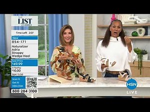 Naturalizer Adria Strappy Wedge Heel