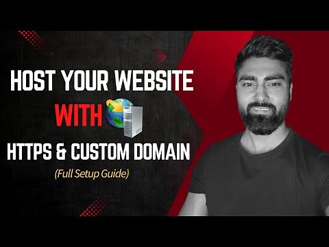 How to Host a Website with HTTPS & Custom Domain | DNS + SSL Setup on IIS | Self Signed Certificate