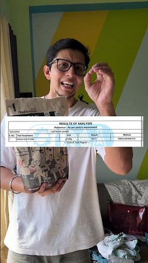 Truebasics Whey Protein Lab Test #gym #protein #bodybuilding #fitness