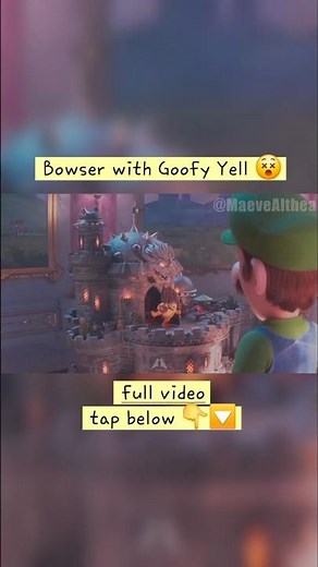 screams replaced with Goofy Yell #mariogalaxy #funny #memes