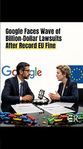 Google Faces Wave of Billion-Dollar Lawsuits After Record EU Fine