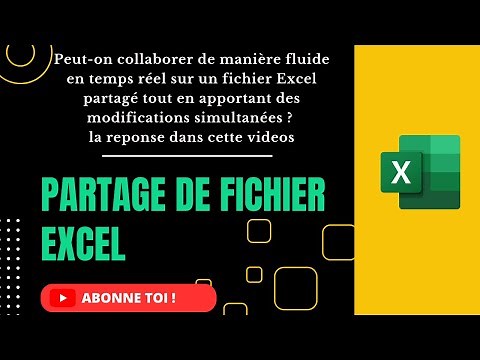 Comment modifier simultanément un fichier Excel en partage ? La réponse dans cette vidéo.
