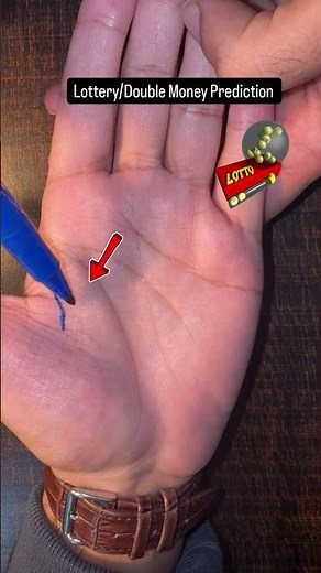 Lottery sign/ Money sign in hand