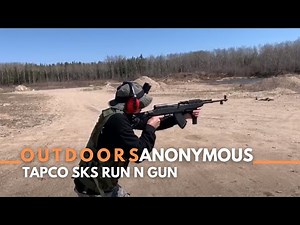SKS RUN N GUN - Shooting Norinco SKS with Tapco Tactical Stock and Detachable Magazines
