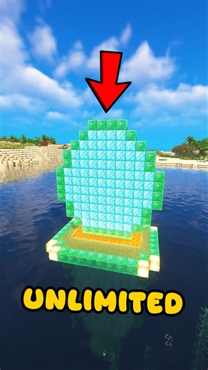 Broken Trick to get Unlimited Diamonds in Minecraft 😱 #shorts #ytshorts