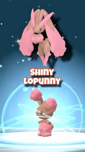 Shiny Buneary to Lopunny Evolution #zephuzmi #pokemongo #pokemongoshorts #shinybuneary #buneary