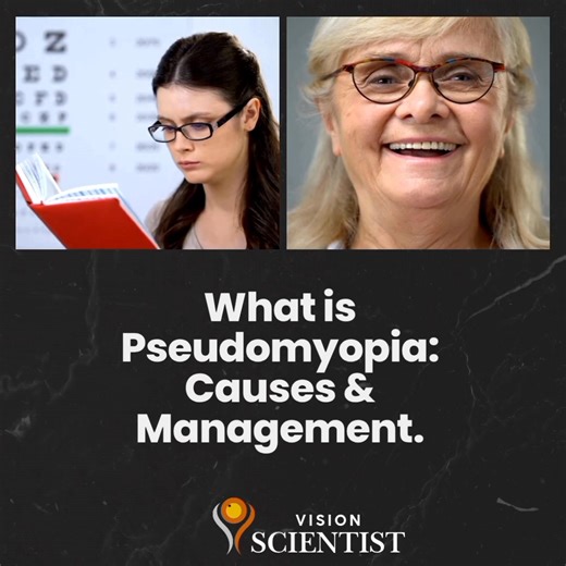 7.2K views · 69 reactions | What is Pseudomyopia | Causes of Pseudomyopia and its Management. | Vision Scientist | Facebook