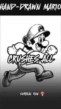 Hand-Drawn Mario Runs & Jumps! Epic Obstacles 🔥🍄