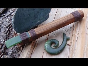 Making a Whao - Maori Style Carving Chisel Made of Jade