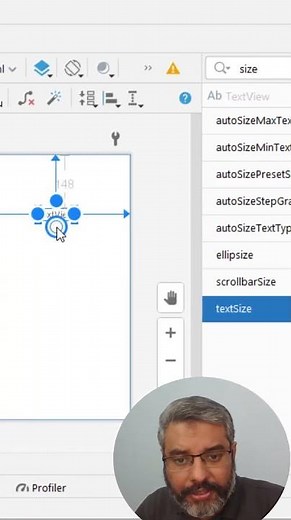 Easy way to Increase Text Size in Android Studio #andorid #androidstudio #androidtutorial #shorts