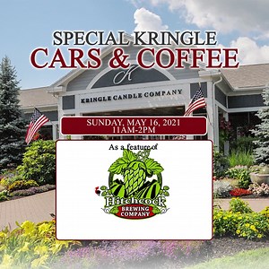 🏁 We are revving up 🏎 for a VERY special Classic Car Show in celebration of Hitchcock Brewing Company’s Anniversary. We’ll see you (and your classic cars) at our Kringle Campus on Sunday, May 16 from 11:00 am until 2:00 pm. ☀️ | Kringle Candle Company