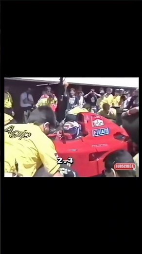 Alain Prost 🇫🇷 Ferrari Pit Stop at 1990 French GP 🏎️🔥 F1 Retro Action!#F1 #AlainProst #FerrariF1