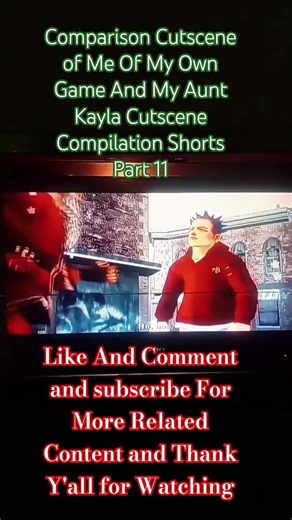 Comparison Cutscene of Me Of My Own Game And My Aunt Kayla Cutscene Compilation Shorts Part 11