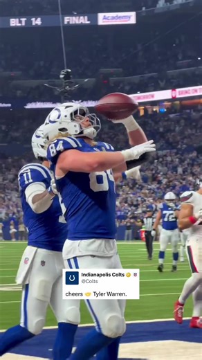 tuddddddy #tylerwarren #nfl #indianapoliscolts #touchdown | NFL Football