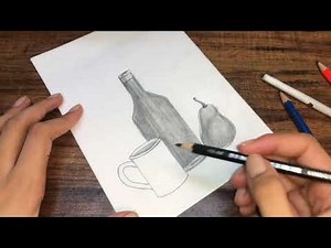 How to draw Stilllife drawing for beginners easy drawing