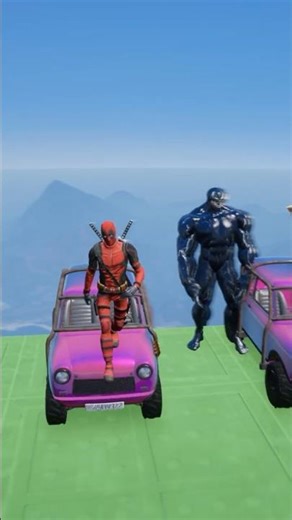 GTA 5 Epic Ragdolls RED SPIDERMAN VS DEAD POOL VS MARIO Euphoria Physics & Funny Fails